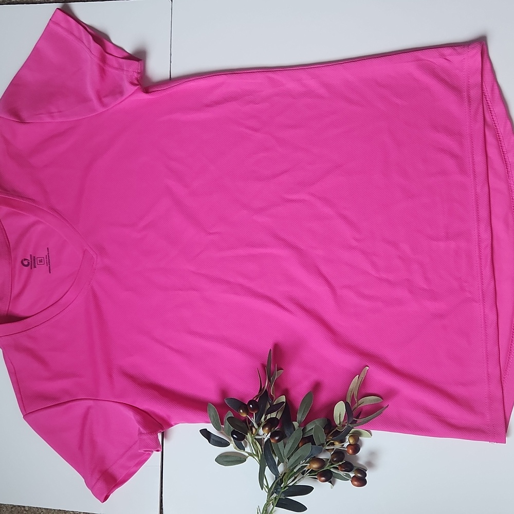Vibrant Pink Workout Top